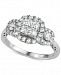 Diamond Princess Halo Engagement Ring (1-1/5 ct. t. w. ) in 14k White Gold
