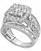 Diamond Halo Engagement Ring (3-1/3 ct. t. w. ) in 14k White Gold