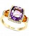 Effy Multi-Gemstone (4-1/5 ct. t. w. ) & Diamond (1/5 ct. t. w. ) Ring in 14k Gold