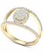 Diamond Oval Cluster Openwork Statement Ring (1/2 ct. t. w. ) in 10k Gold
