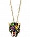 Effy Multi-Gemstone Cat's Head 18" Pendant Necklace (7/8 ct. t. w. ) Pendant Necklace in 14k Gold
