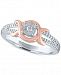 Diamond Two-Tone Promise Ring (1/4 ct. t. w. ) in Sterling Silver & 14k Rose Gold-Plate