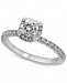 Certified Diamond Halo Engagement Ring (1 ct. t. w. ) in 14k White Gold