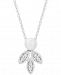 Elsie May Freshwater Pearl (8-9mm) & Diamond (1/20 ct. t. w. ) 16" Pendant Necklace in Sterling Silver