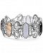 Carolyn Pollack Multi-Stone Swirl Bangle Bracelet in Sterling Silver