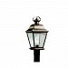 147-BEL-555888 - Bailey Street Home - Tamworth Walk - One Light Post MountOlde Bronze Finish with Clear Seedy Glass - Tamworth Walk