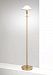 6515 SN ABR - Holtkotter Lighting - One Light Floor Lamp Satin Nickel Finish with Alabaster Brown Glass -