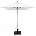 762ab75 - Galtech International - Manual Lift - 6' x 6' Square Umbrella 75: Aruba AB: Antique BronzeSunbrella Solid Colors -