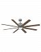 902466FGT-LWD - Hinkley Lighting - Vantage - 66 Inch Ceiling Fan with Light Kit Graphite Finish with Driftwood Blade Finsh with Etched Opal Glass - Vantage