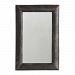 735402MM - Capital Lighting - 36 Inch Metal Frame Mirror Galvanized Black/True Brass Finish -