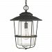 9604OB - Capital Lighting - Creekside - 1 Light Outdoor Hanging Lantern Old Bronze Finish with Seeded Glass - Creekside