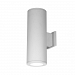 DS-WD06-S27S-WT - WAC Lighting - Tube Architectural - 6 Inch 42W 19 degree 2700K 2 LED Straight Up/Down Spot Beam Wall Mount White Finish with Clear Glass - Tube Architectural