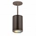 DS-PD05-F-CC-BZ - WAC Lighting - Tube Architectural - 5 Inch 31W 33 degree Color Changing 1 LED Pendant Bronze Finish with White Glass - Tube Architectural