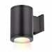 DS-WS05-FA-CC-BK - WAC Lighting - Tube Architectural - 5 Inch 31W 33 degree Color Changing 2 LED Flood Beam Wall Mount with Away FromThe Wall Black Finish with Clear Glass - Tube Architectural