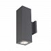 DC-WD06-F827B-GH - WAC Lighting - Cube Architectural - 17.88 Inch 72W 2700K 85CRI 40 degree 2 LED Outdoor Wall Mount with Towards the Wall Direction Graphite Finish with Clear Glass - Cube Architectural