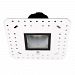 R2ASWL-A927-BK - WAC Lighting - Aether - 2 Inch 15W 2700K 90CRI 50 degree 1 LED Square Wall Wash Invisible Trim with LED Light Engine Black Finish with Clear Glass - Aether
