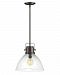 40087BX - Hinkley Lighting - Malone - 1 Light Pendant Black Oxide Finish with Clear Glass - Malone