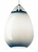 700TDALIGPUS - Tech Lighting - Alina Grande - Line-Voltage Pendant No Lamp Satin Nickel Finish with Steel Blue Glass - Alina Grande
