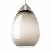 700TDALIGPWB - Tech Lighting - Alina Grande - Line-Voltage Pendant No Lamp Black Finish with White Glass - Alina Grande