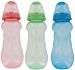 Nuby Anti-Colic Non-Drip Standard Neck Plastic Baby Bottles, Variable Flow Multi 10Oz
