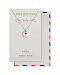 Save The Moment Necklace July Birthstone Pewter