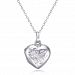 Quintessential Sterling Silver Heart Shaped Locket With Chain Silver One Size