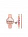 George Ladies' Trend Rose Gold Tone Watch And Bracelet Set Blush One Size