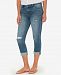 Kut from the Kloth Amy Cropped Straight-Leg Destructed Jeans