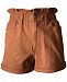 Tinseltown Juniors' Cuffed Paperbag-Waist Shorts