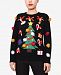Planet Gold Juniors' Embellished Christmas Sweater