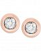 Bubbles by Effy Diamond Bezel Frame Stud Earrings (1/5 ct. t. w. ) in 14k Rose Gold