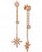 Le Vian Nude Diamond Starburst Drop Earrings (1-1/5 ct. t. w. ) in 14k Rose Gold