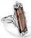 Carolyn Pollack Brown Quartz (11-3/4 ct. t. w. ) Faceted Ring in Sterling Silver
