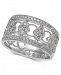 Diamond Openwork Floral Band (5/8 ct. t. w. ) in 14k White Gold