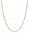 Box Link 16" Chain Necklace (0.5mm) in 18k Gold