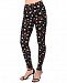 Planet Gold Juniors' Printed Candy Cane Holiday Leggings
