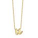 Unwritten Initial 18" Pendant Necklace in Gold-Tone Sterling Silver