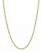 Singapore Link 20" Chain Necklace (1.1mm) in 18k Gold