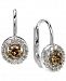 Le Vian Diamond Halo Drop Earrings (7/8 ct. t. w. ) in 14k White Gold