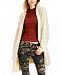Say What? Juniors' Textured Open-Front Cardigan