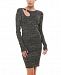 Planet Gold Juniors' Cutout O-Ring Bodycon Sweater Dress