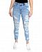 Almost Famous Juniors' Destructed Skinny Jeans