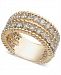 Diamond Rope-Style Two-Row Statement Ring (2-1/2 ct. t. w. )