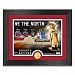 We The North Toronto Raptors Framed Wall Decor With A Golden Team Logo In The Centre Featuring A Full-Colour Photo Of Their Home Court & 2019 Trophy