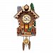 Cabin Retreat Illuminated Wall Clock Featuring Incredible Details Including An Adirondack Chair, Fishing Gear & Hanging Weights Shaped Like Pinecones