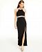 Sequin Hearts Juniors' Illusion-Waist Halter Gown, Created for Macy's