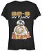 Fifth Sun Star Wars Juniors Bb-8 My Candy Halloween Short Sleeve Tee Shirt
