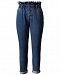 Tinseltown Juniors' Button-Front Paperbag-Waist Jeans