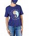 Rebellious One Juniors' Graphic-Print Celestial T-Shirt With Mask