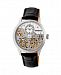 Heritor Automatic Winthrop Silver Leather Watches 41mm